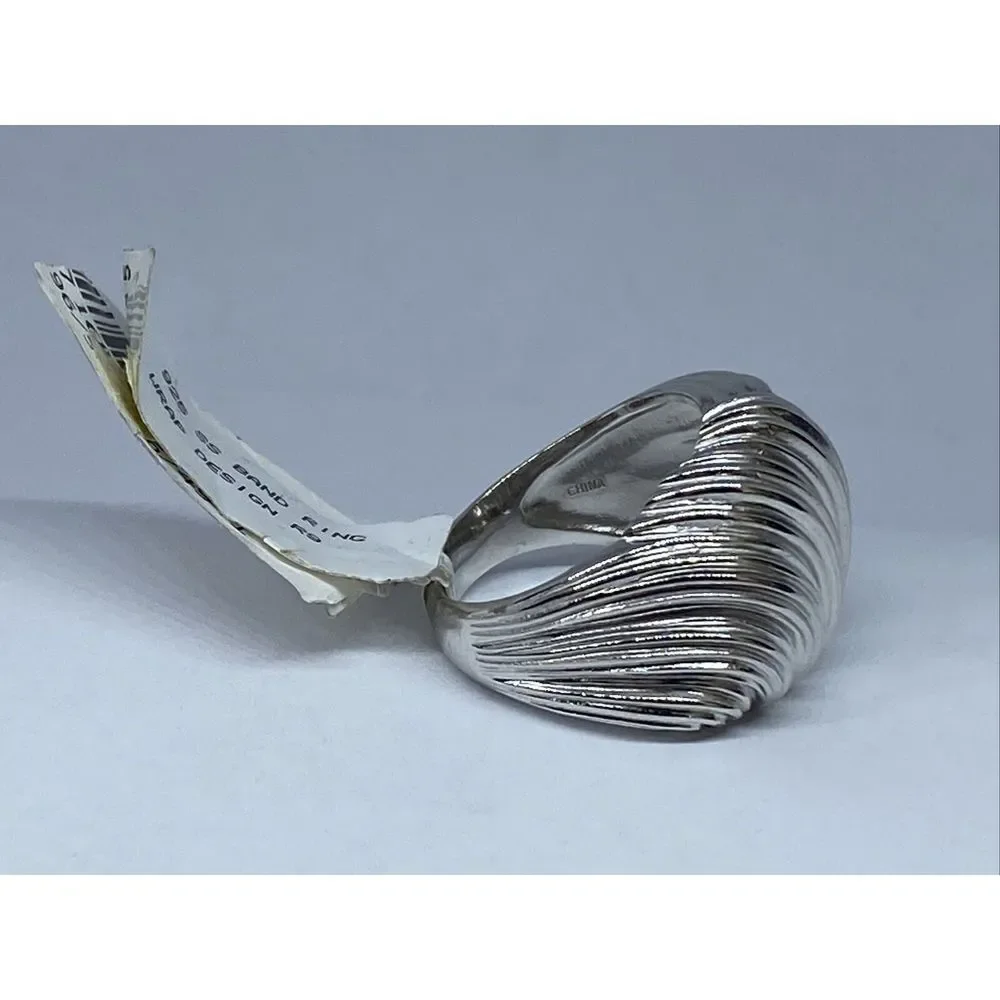 Prime ART R4A9A4A0AG-8 925 Sterling Silver Knot Wrap Band Ring ML32